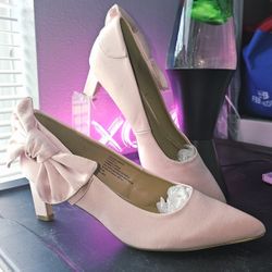 Heels Size 8.5 Light Pink 