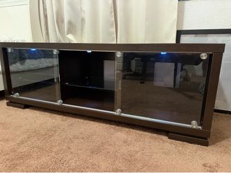 vintage entertainment console credenza TV stand