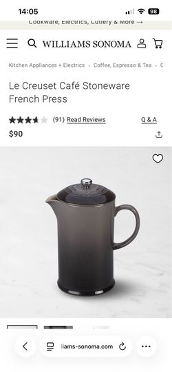 Le Creuset French Press - Oyster