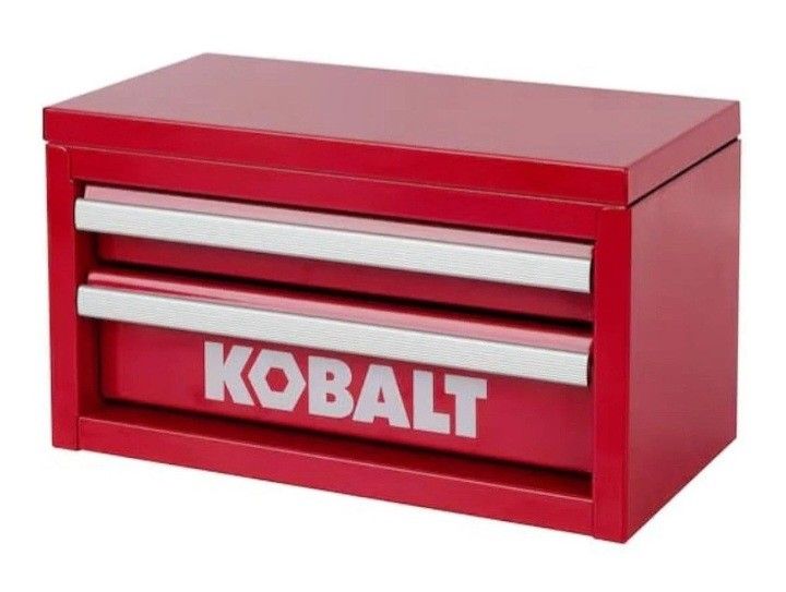 Kobalt Red Mini Steel Tool Box 25th Anniversary Edition