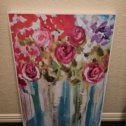 Large Floral Artwork