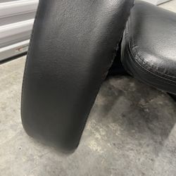 2 Vintage Antique Black chairs 