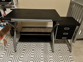 Black Drafting Table Art Desk