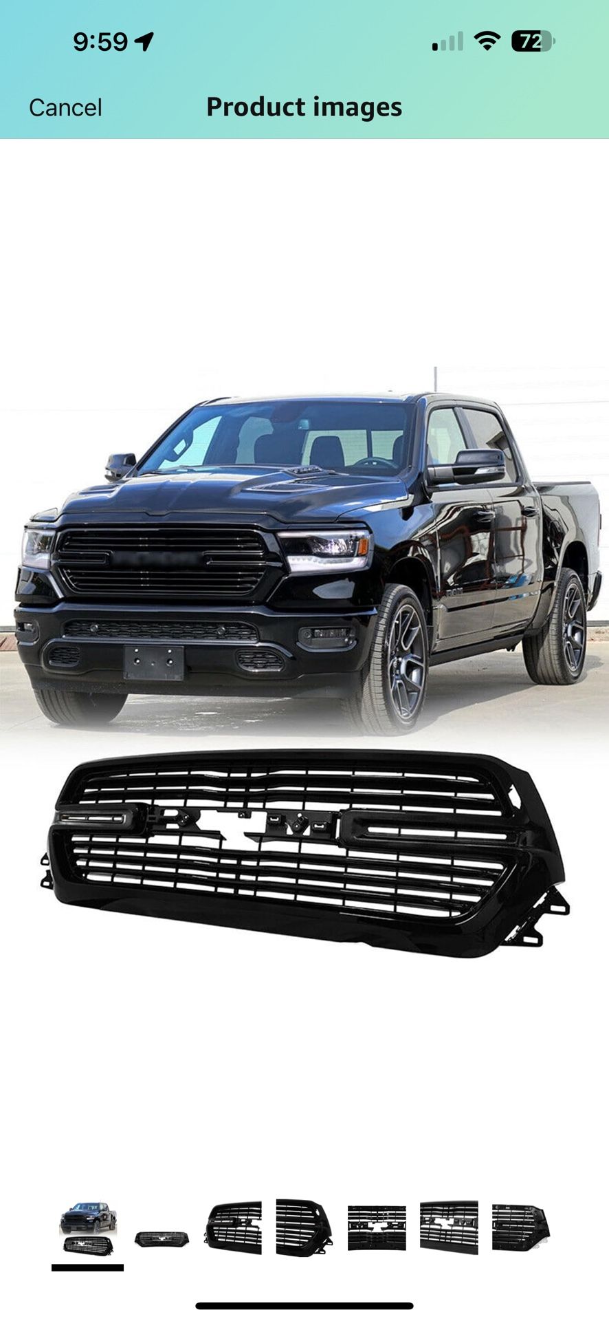 Ram 1500 Blackout Grill