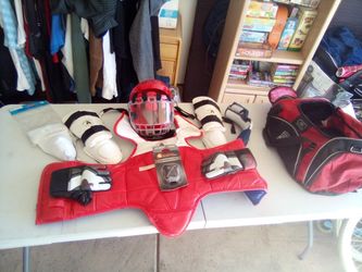 Karate Sparring Pads And Headgear Full Set.