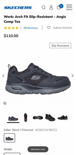 Skechers Arch Fit Angis Comp Toe Work Shoes