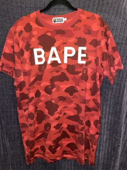 Bape XL Red Camo Rare