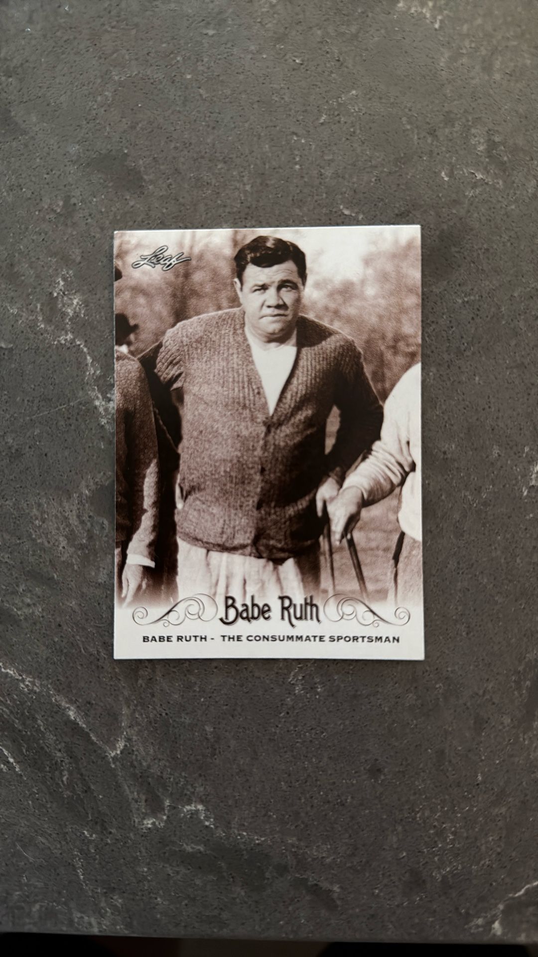 Leaf Babe Ruth Trading Card