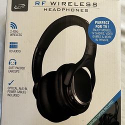 iLive RF Wireless Headphones IAHRF79B, Black