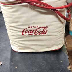 Old Coca-Cola Cooler And All Its Contents