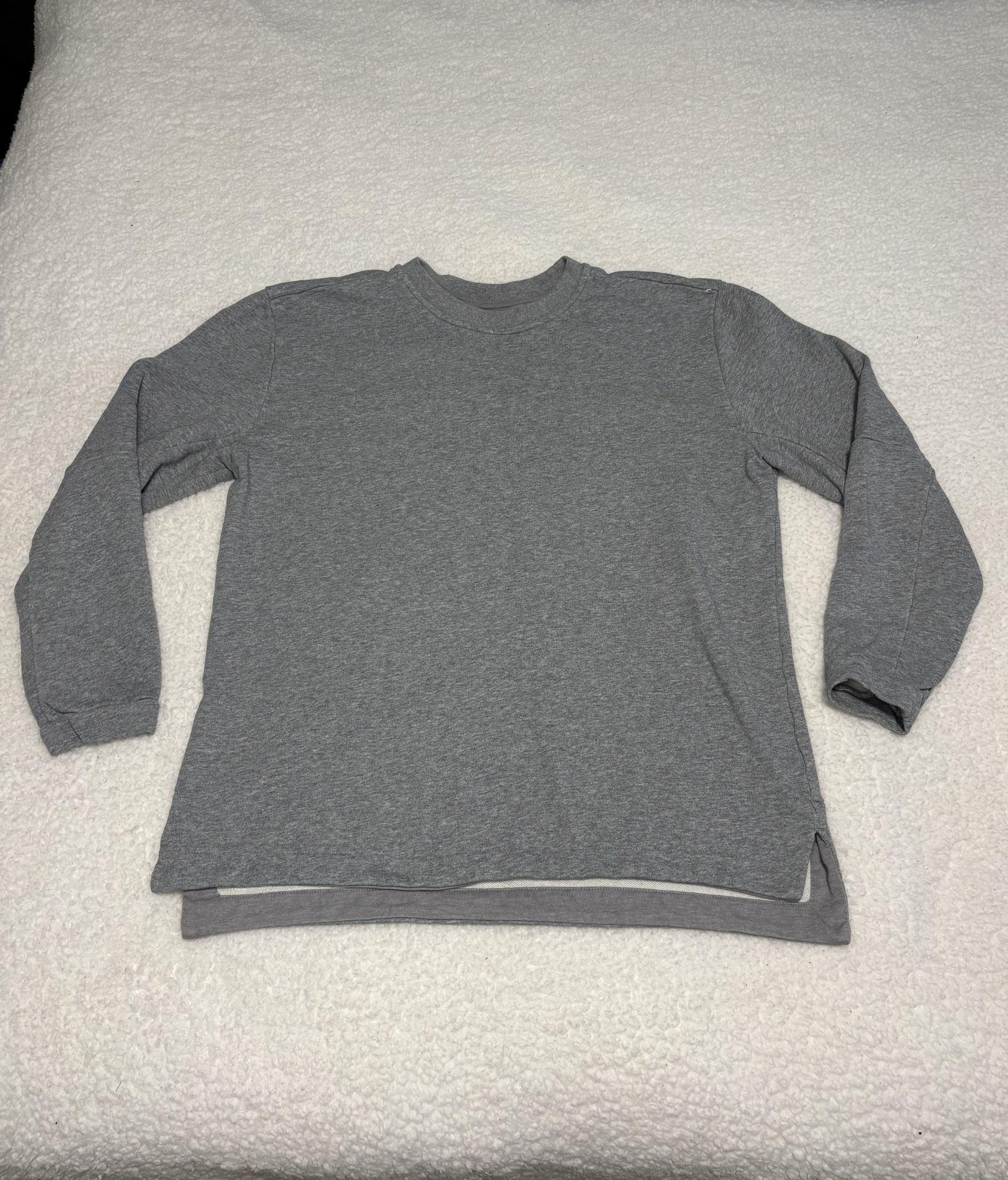 BYLT Men Gray Active Fleece Core Crewneck Sweatshirt