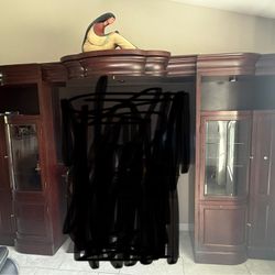 Wooden Entertainment Center 