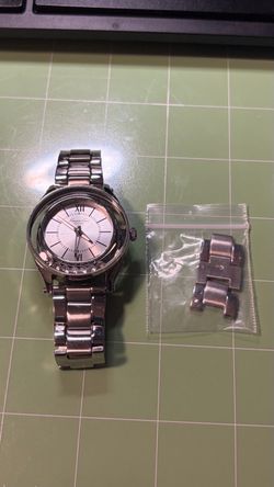 Kenneth Cole New York Women’s Floating Crystal Watch – Fresh Battery & Extra Links