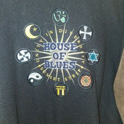 House Of Blues Sunset Strip Varsity Jacket Vintage 1999