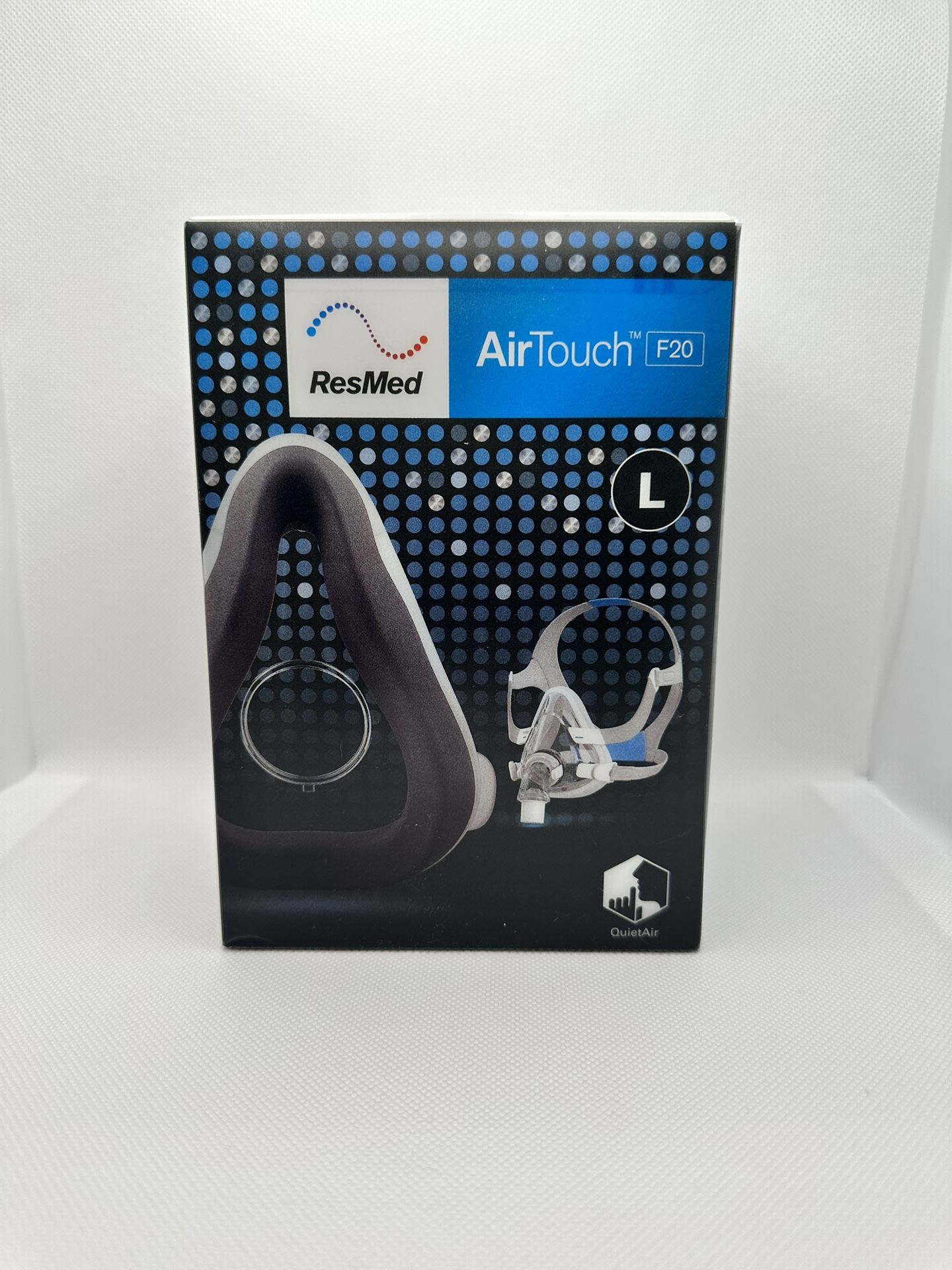 ResMed AirTouch F20 Full Face Mask w/ Headgear, 63002, Size Large