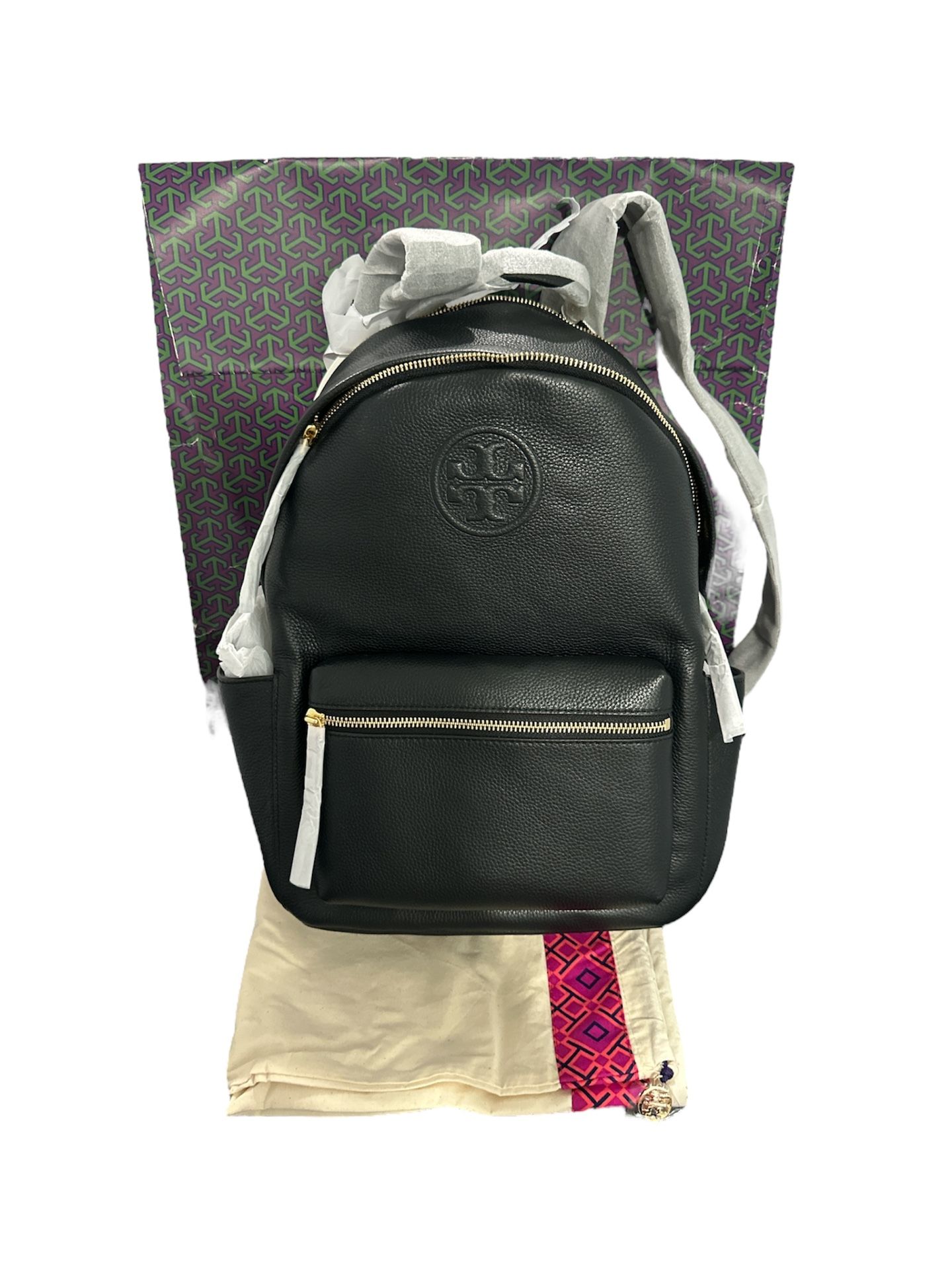 NWT Tory Burch Perry Bombé Leather Backpack