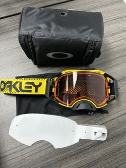 Oakley Airbrake ABMX Moto Yellow B1b W/ Prizm Bronze Lens - Mx Motocross Goggles - NEW