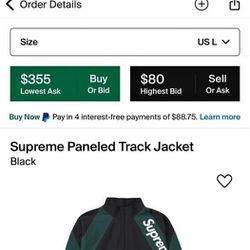 Supreme Paneled Track Jacket 