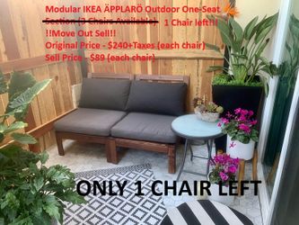 IKEA ÄPPLARÖ Outdoor One-Seat Section