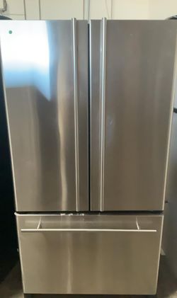 Kitchen Aid 3 Door Stainless Steel Fridge
