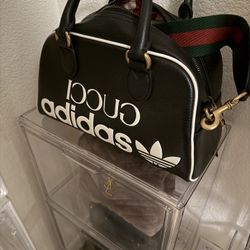 Gucci x adidas Duffle Bag Leather Mini 