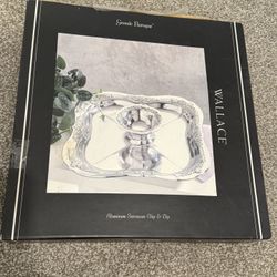 Wallace Grande Baroque 17” x 17” Aluminum Chip & Dip