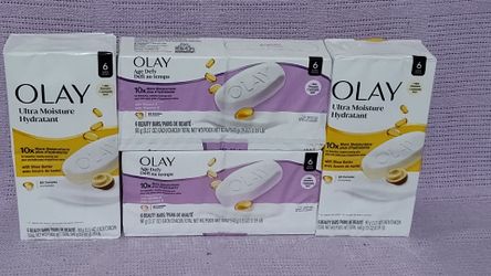 Jabón de baño Olay paquetes de 6 barras