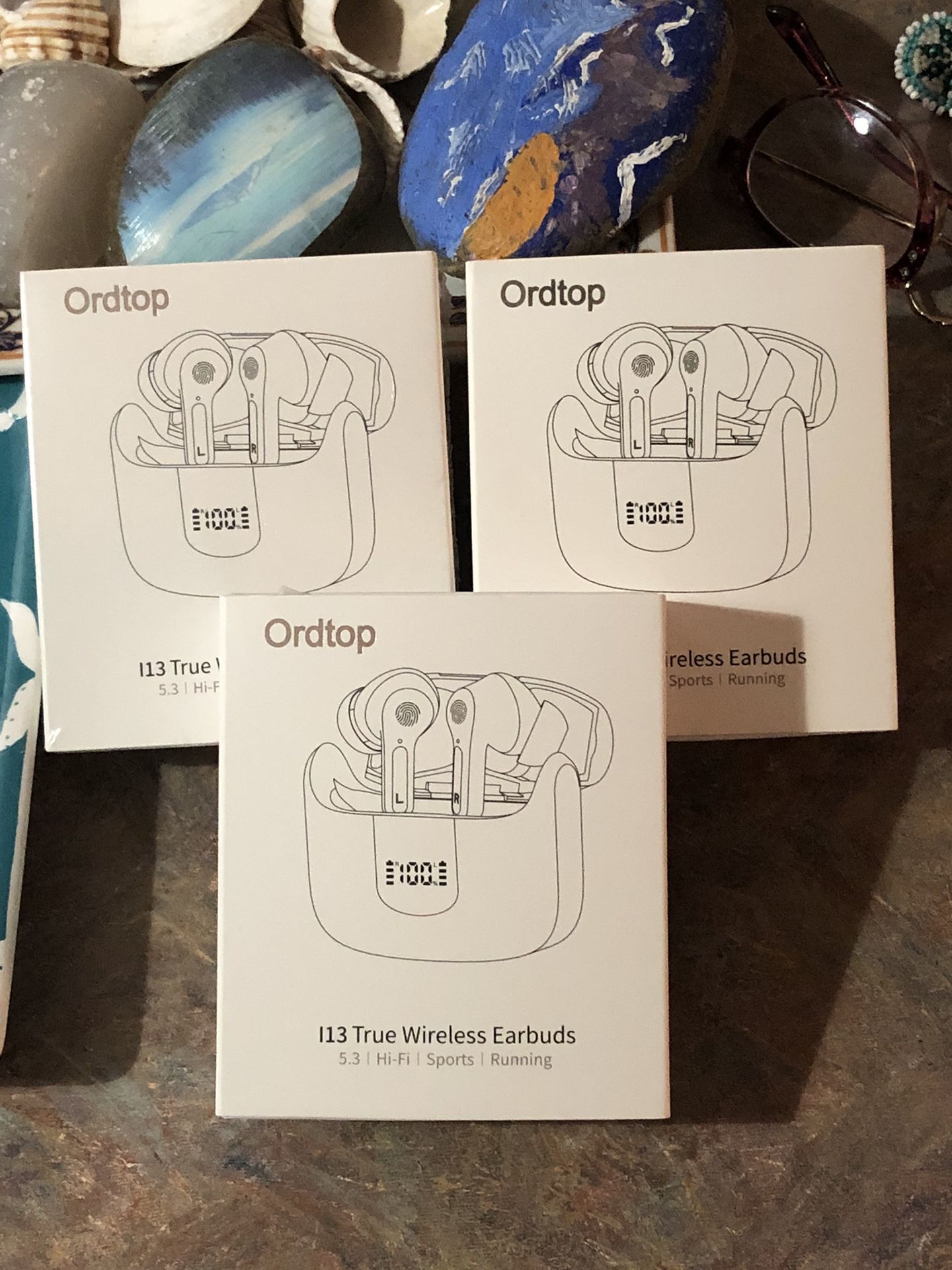 3 Pairs Wireless Earbuds 