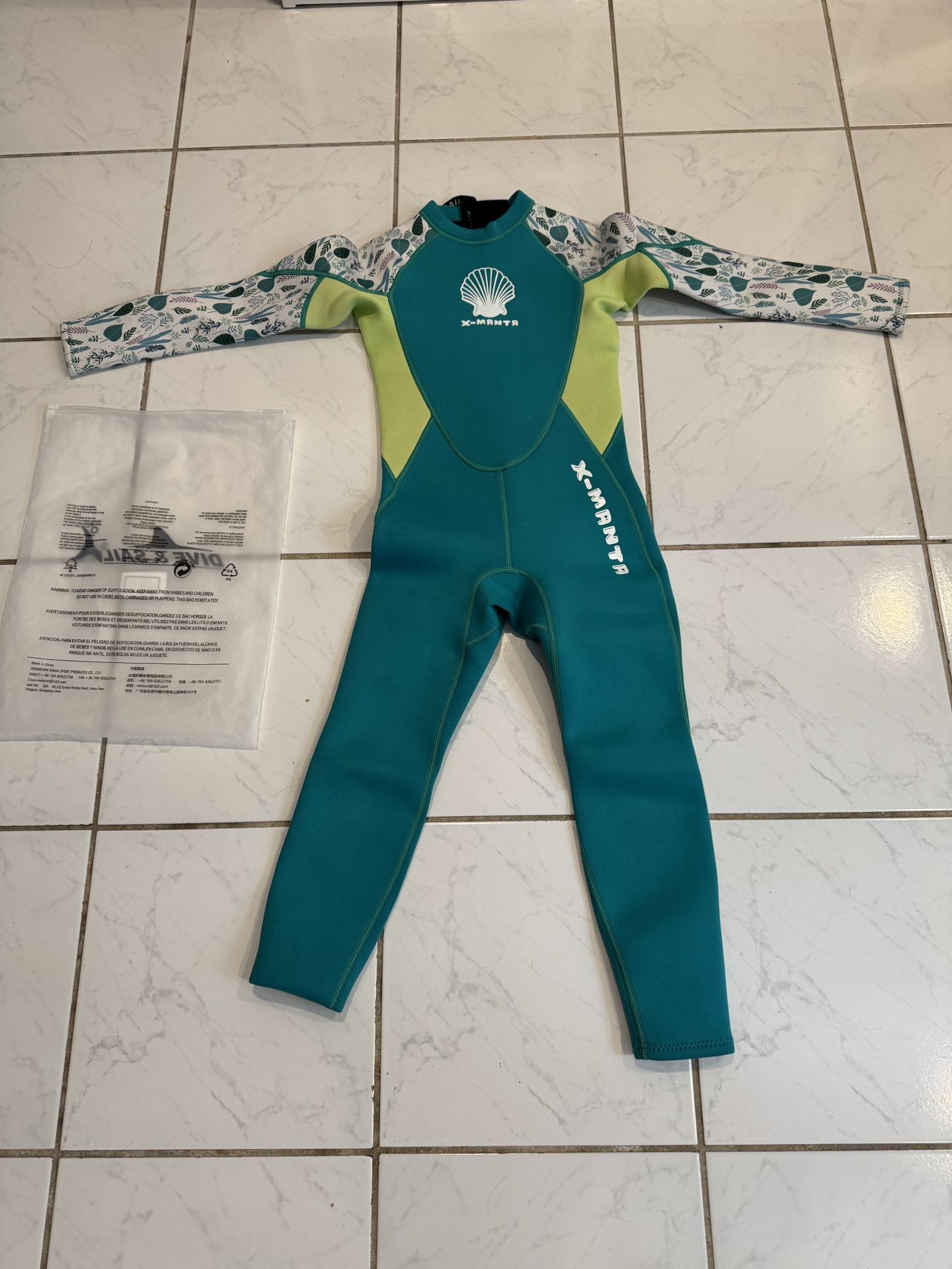 Kids Girls Boys Wetsuit Full Body Neoprene Thermal Swimsuit XL