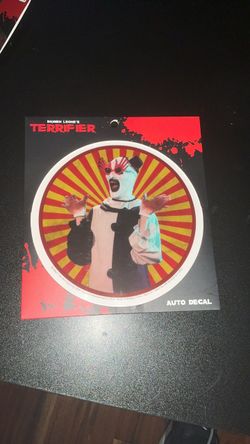 Terrifier Art the Clown Auto Decal