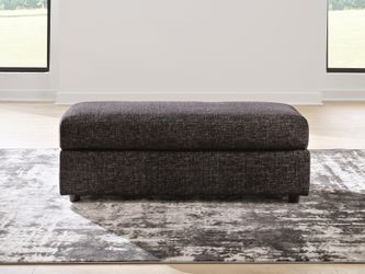 Coralene Onyx Oversized Accent Ottoman