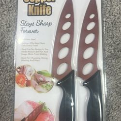 Copper Knife Set 