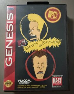 Viacom New Media MTV's Beavis and Butt-Head Sega Genesis MA-13 (1994)