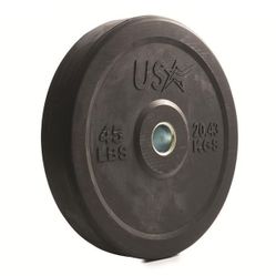 Troy USA Sports Black Rubber Bumper Plates