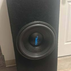RE Audio 15" Sub In Custom Ported Box 