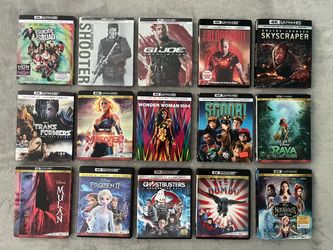 4K Movies $9 each, 3 for $25 or Trades