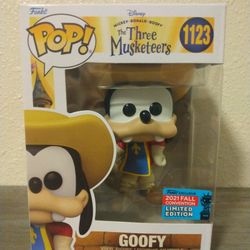 Three Musketeers Goofy Funko Pop