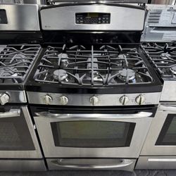 GE Stainless Steel 5 Burner Range Stove 