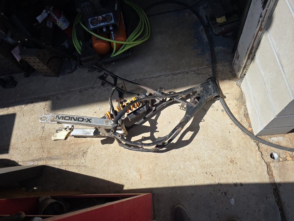 YZ 100 Frame And Swingarm