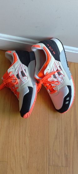 Asics Gel Lyte 3 OG White Flash Coral 1192A178 Mens sz 10.5 Preowned Excellent