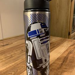 Star Wars - R2D2 - Stainless Steel Water Bottle RARE