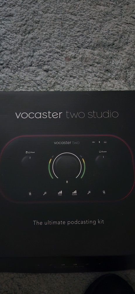 Vocaster Two, Podcast/Studio Mixer Hub.