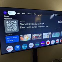 TCL 4K QLED 55” Smart TV 120Hz