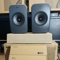 KEF LSX II LT Wireless Hi-Fi Bookshelf Speakers | Uni-Q Driver | Audiophile Sound | HDMI ARC Smart Audio System