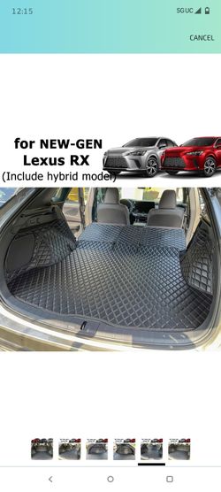 Custom Rear Cargo Covering - Black, Leather  *NEW*  Fits The 2023-2026 LEXUS RX  Models