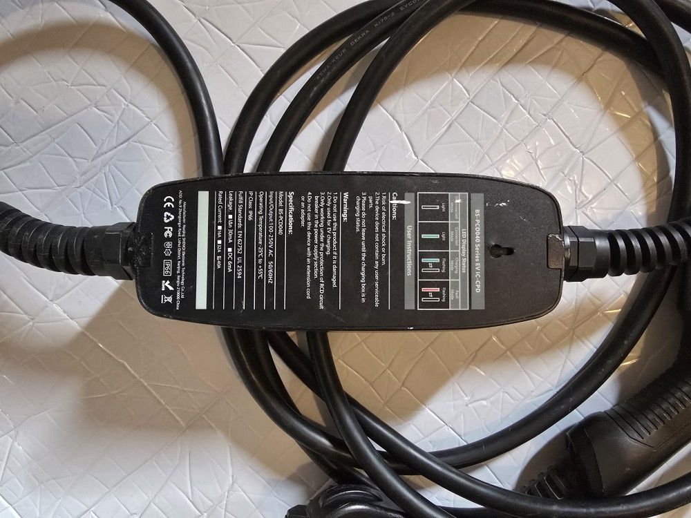 40 AMP EV Portable Charging Cable.