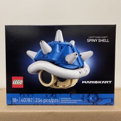LEGO Super Mario Kart Spiny Blue Shell (40787) Building Set New Gamer Decor
