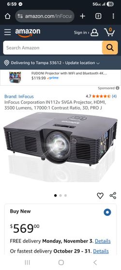 INFOCUS PROJECTOR 3500 LUMINS