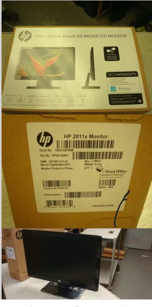 HP 20 Inch LED MONITOR