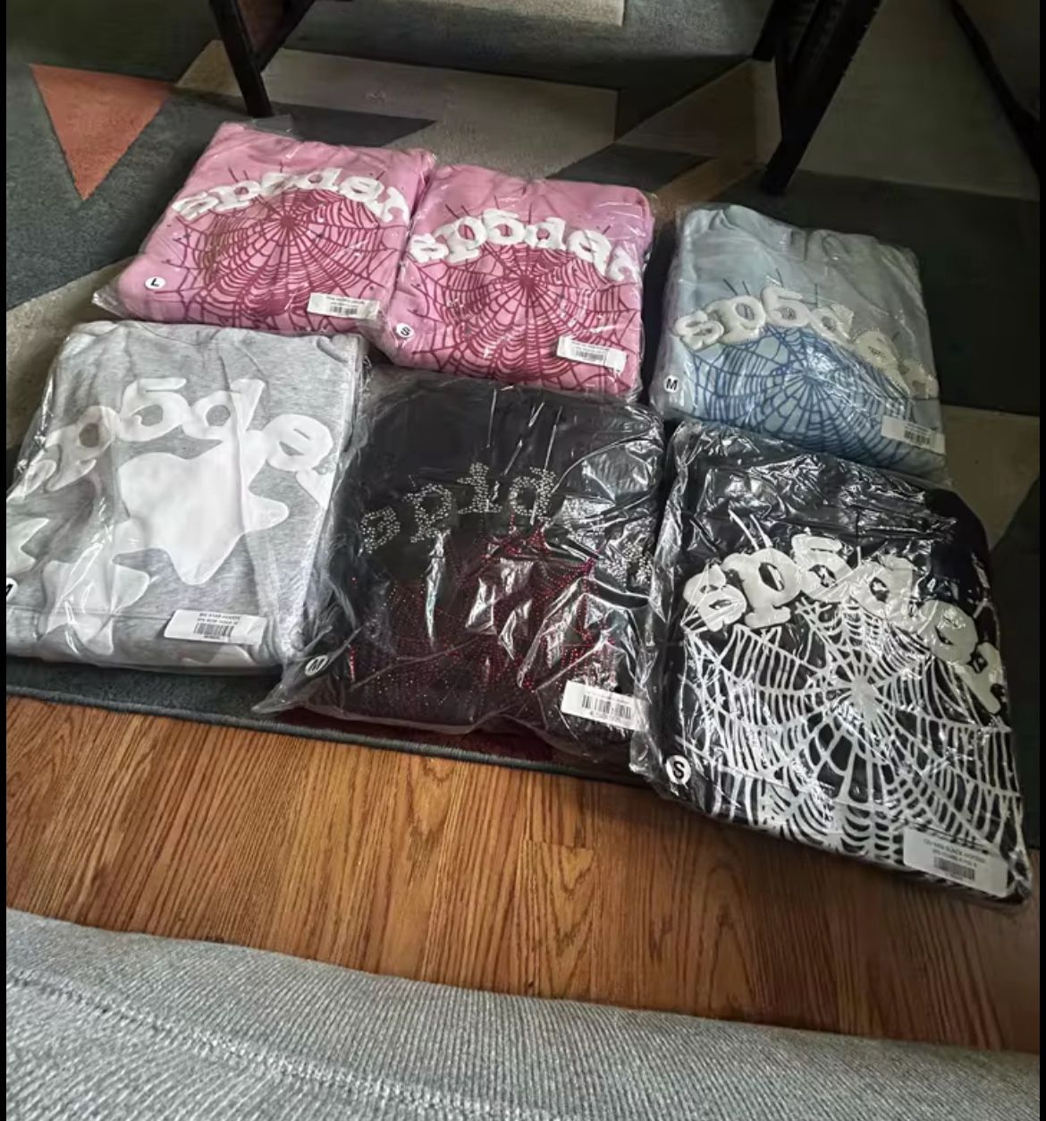ALL SIZES Sp5der Hoodies